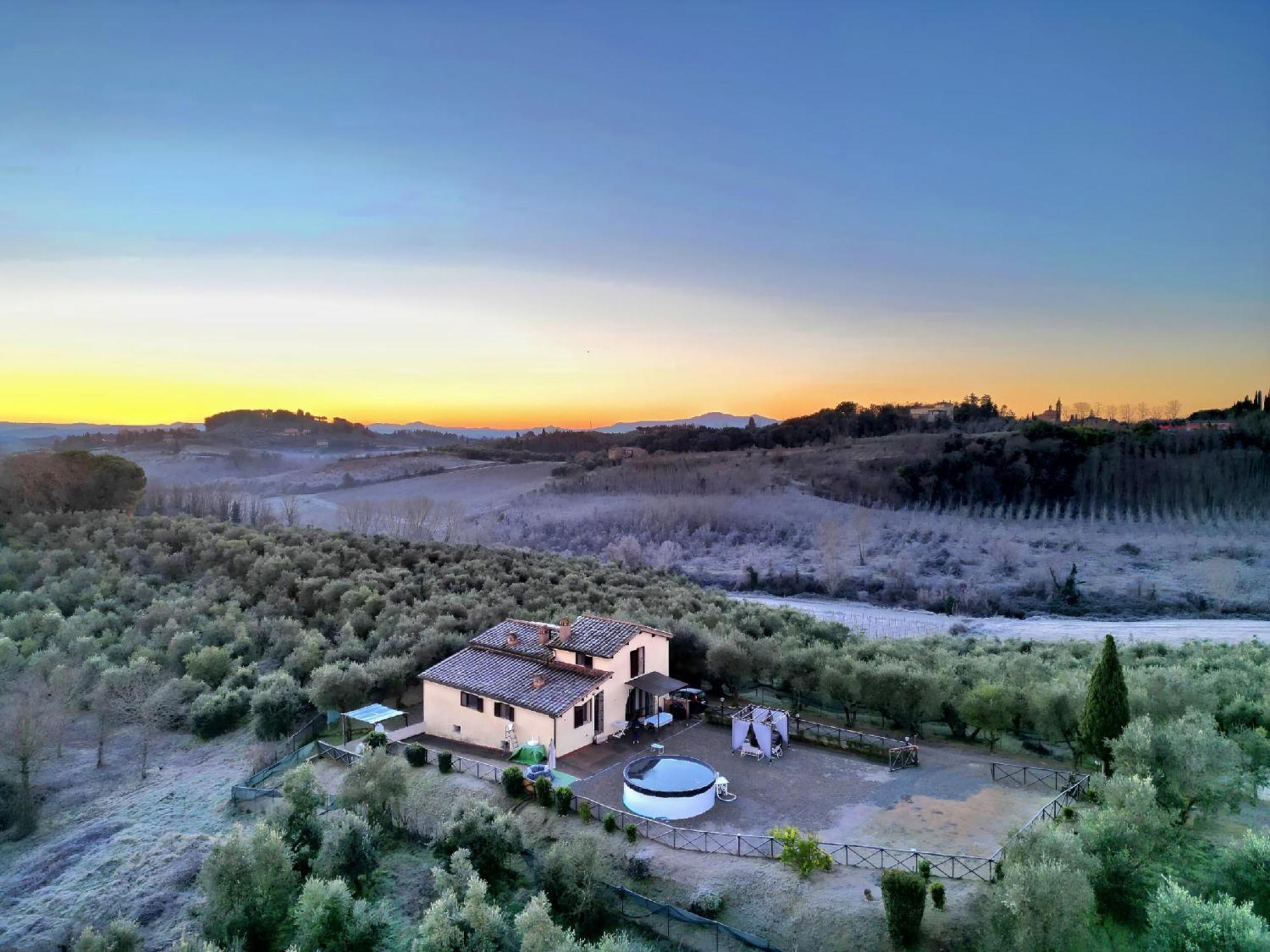 Villa Degli Olivi Nature Siena Buitenkant foto